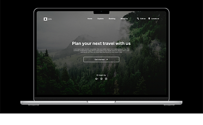 Hero section of a travel web app app design figma hero section mobile app travel ui ui design ux web website