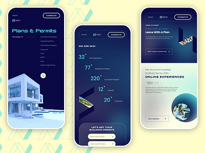 Redesigning Casestudy - Home page flow architecture branding construction creative designstudio dharsing graphic design homepage homepagelanding logo mobile new rebranding redesign responsive ui ux webdesign