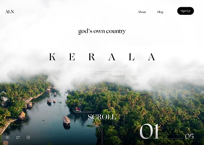 Minimal Website Design cultural design elegant kerala minimal simple ui ux website