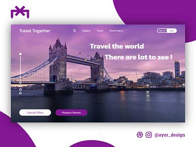 Travel Together Concept UI branding graphic design portfolio travel ui uiux ux