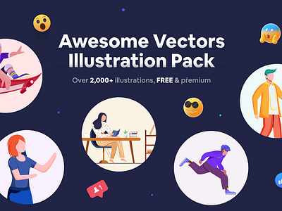 Vectors Illustration Pack design graphic design illustration typography vector