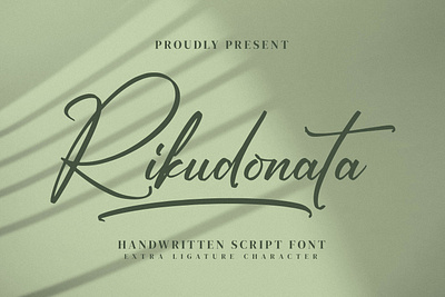 Rikudonata - Handwritten Script Font hand
