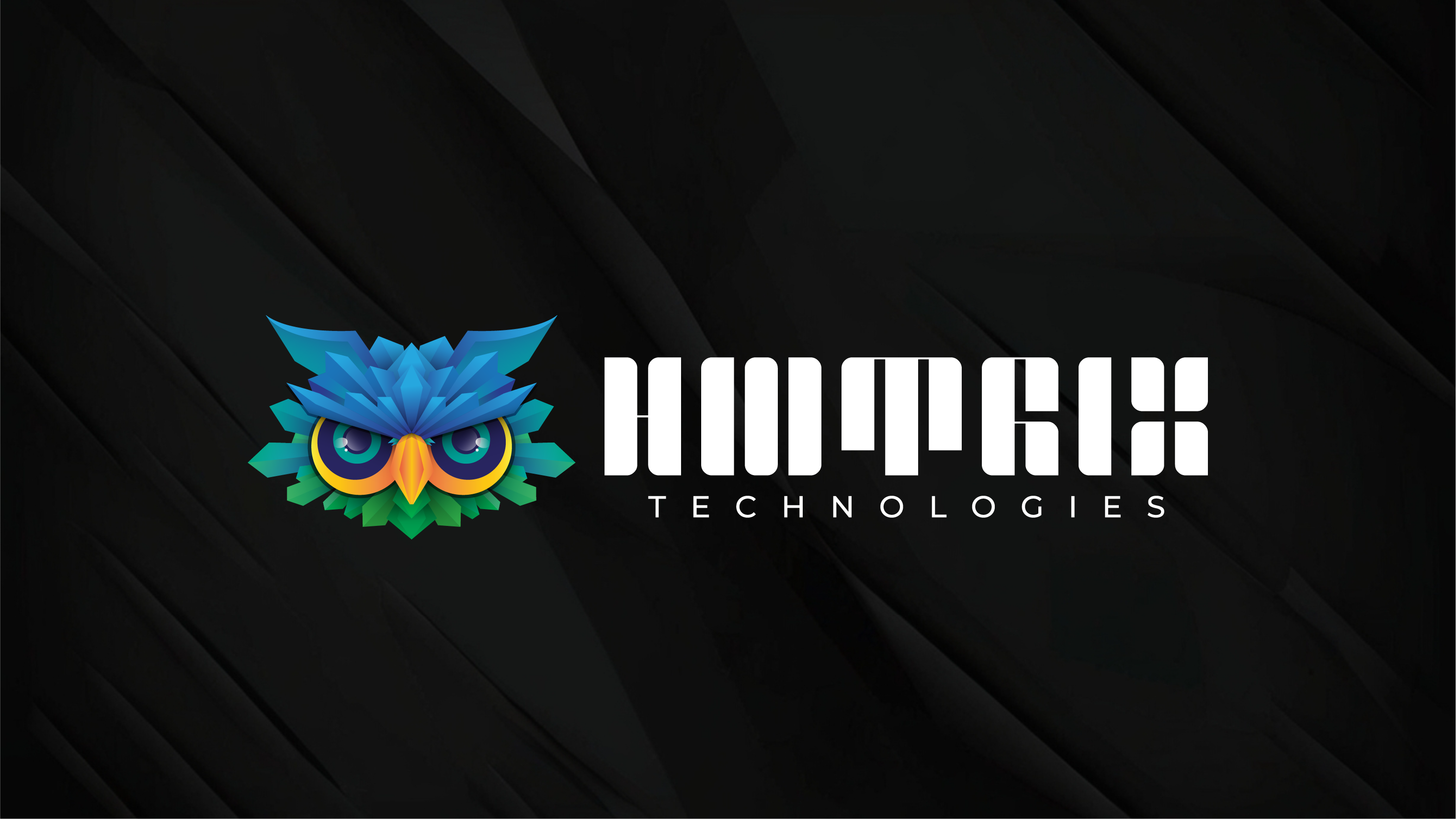 LOGO IDENTITY - HOOTRIX TECH 3d branding design graphic design illustration logo owl typography ui ux vector