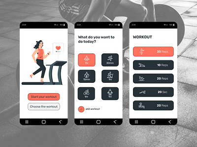 Daily UI, Day 41: Workout Tracker dailyui design graphic design illustration typography ui ux