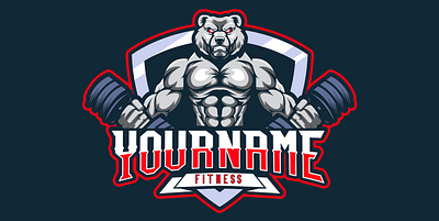 Red Grizzly Fitness: The Ultimate Esports Gaming Logo branding design e sports esports esports logo fitness grizzly logo fitness logo graphic design grizzly grizzly fitness grizzly logo illustration logo logo e sports logo esports logo mascot mascot logo