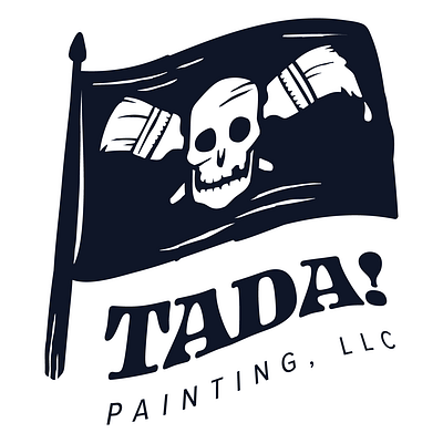TADA Painting LLC Logo branding design designer flat graphic design illustration logo vector