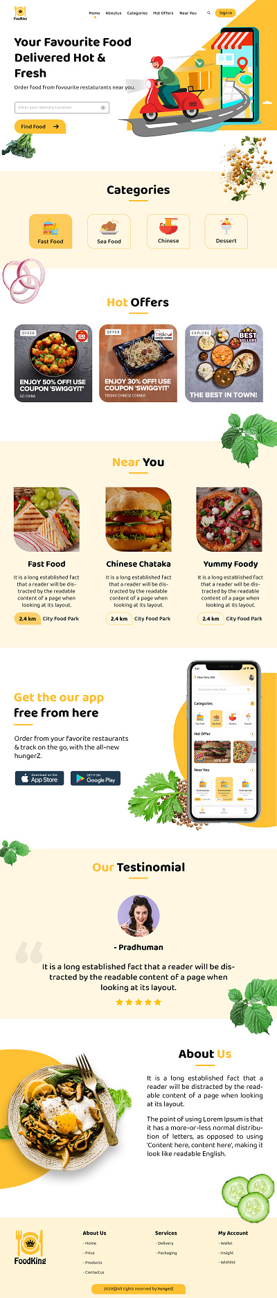 Foodking_Website
