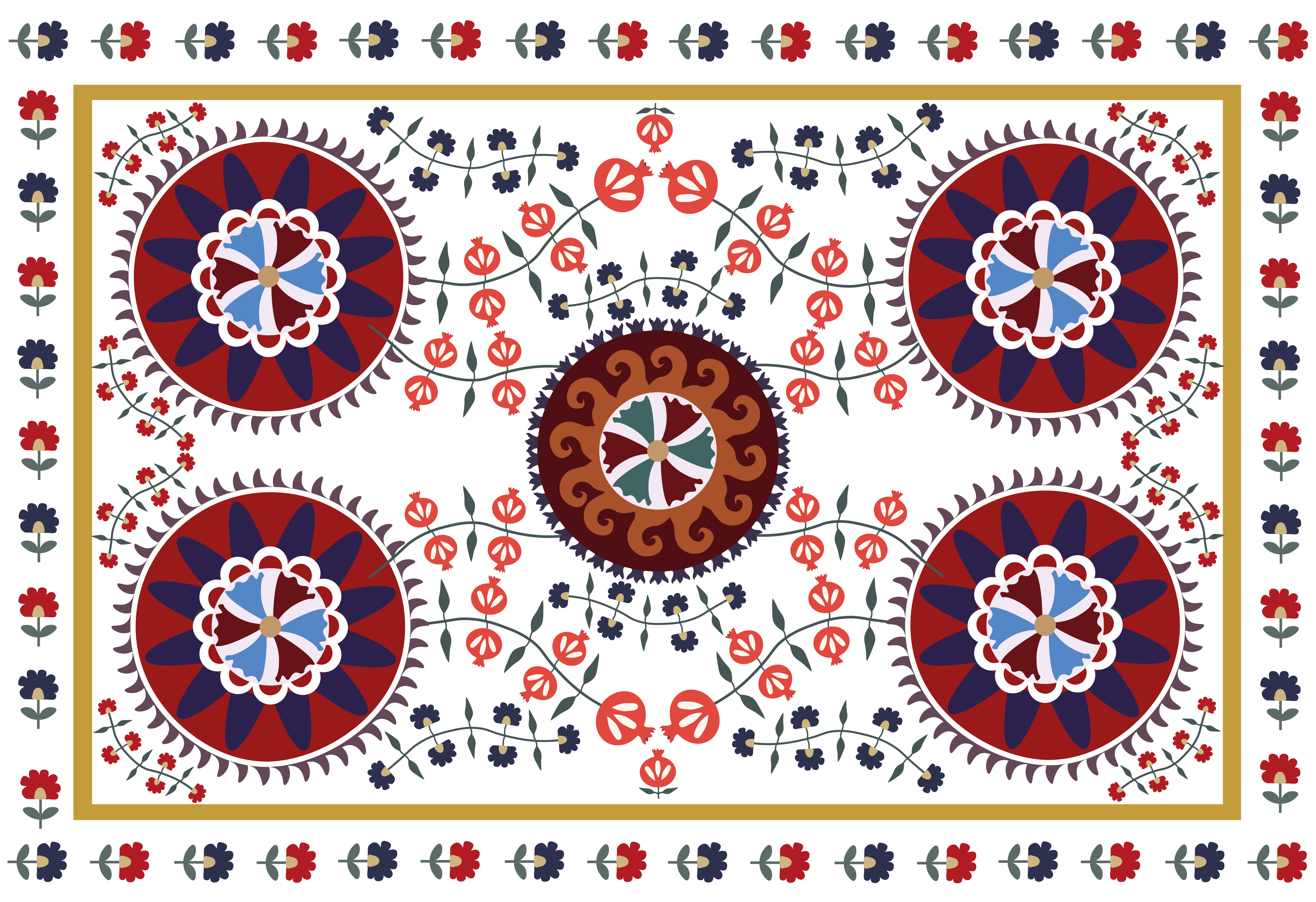 Ornament design illustration ornament vector