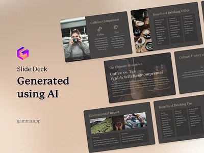 AI generated deck - AI design ai artificial intelligence branding chatgpt design graphic design layout powerpoint presentation slide slide deck typography ui