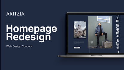 Aritzia Concept Design visual design web design