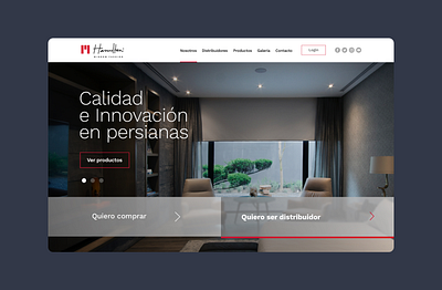 Hamilton | Website design product design ui ux web design