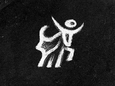 Wildhero antelope antilope branding bull cape cave cave wall concept design flying hero horn logo logodesign logotype ox rupestrian sketch sketching super hero