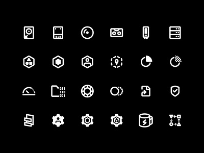 Server icons branding design icon svg