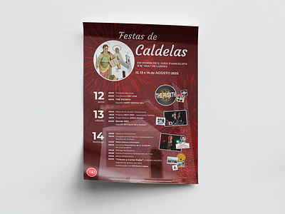 Festival Poster "Festas de Caldelas" design partyposter poster