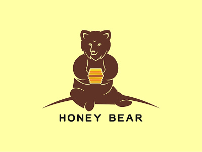 Bear Logo For Sale 3d adventure agency animals branding characters child company creative creativity finance forest graphic design grizzly honey bear logo logo for sale ui ux vector