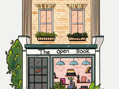 Open Book Store illustration