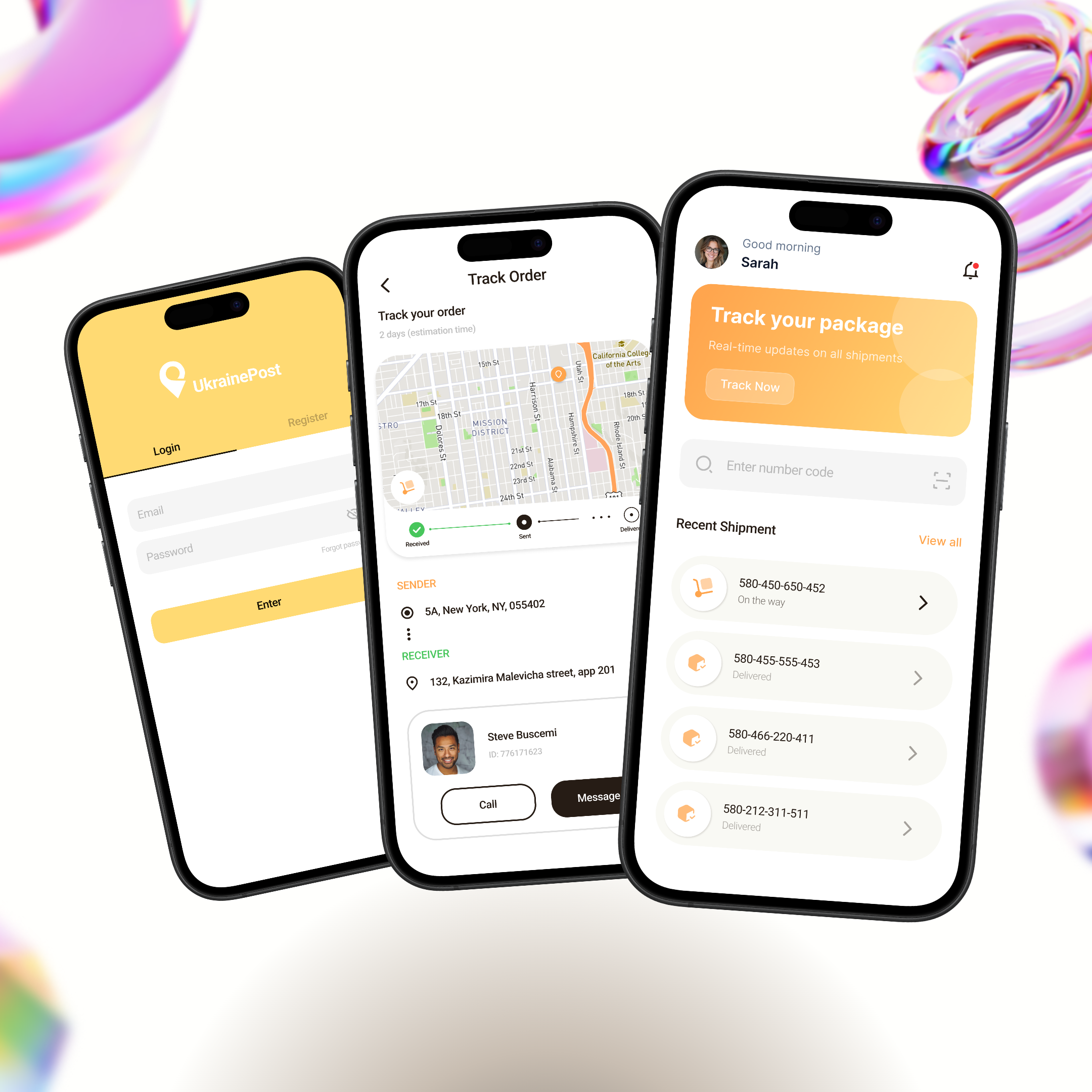 Postal App app design graphic design ios postal postal app ui ux