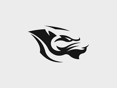 Panther animal brand branding cat dangerous design graphic design head icon identity logo mark nature negativespace panther vector wildcat