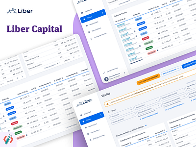 Redesign Liber Capital app design figma product design redesign ui ux