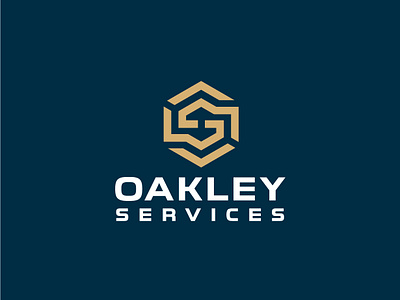 Oakley Services Logo Design. branding design flat graphic design industrial logo logodesign logodesigner logomaker logomark logos o os osicon oslogo s so sologo unique vector