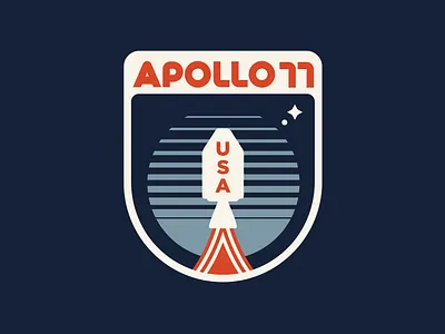 Apollo 11 Retro apollo 11 badge design illustration logo nasa patch retro space space logo vintage