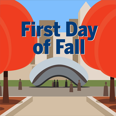 Chicago Sun-Times Holiday SoMe: First Day of Fall animation instagram motion graphics social media