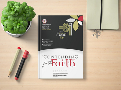 61st Synod Cover Design 61st cover design 61st logo design cover design cover mocked up covers design graphic design pho photoshop simple cover design