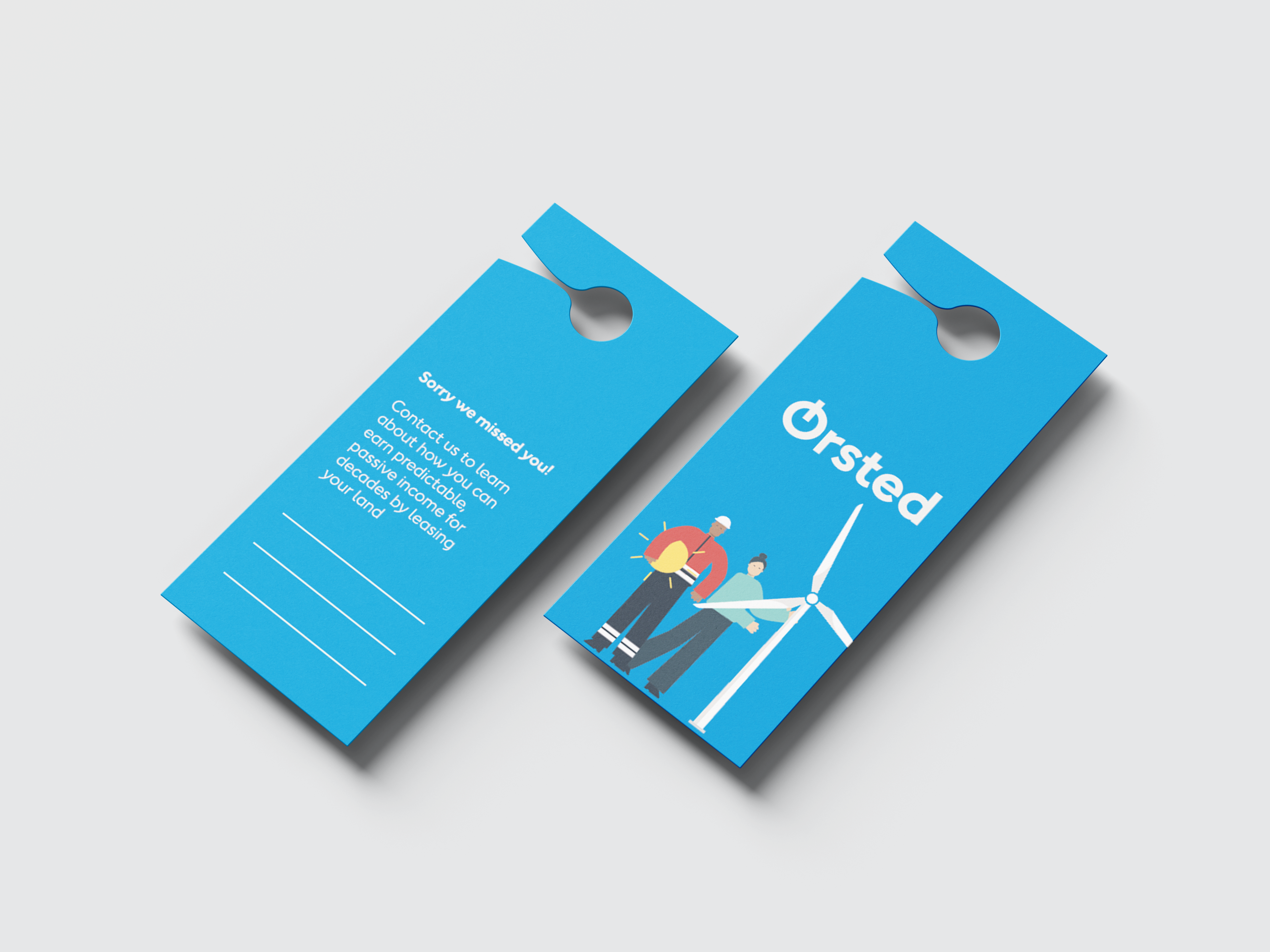 Orsted Doorknockers branding design graphic design illustrator