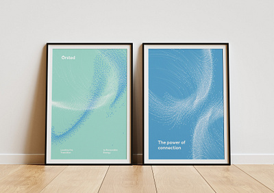 Ørsted Office Posters Mock-up: Graphic & Photography branding design graphic design illustration office design poster
