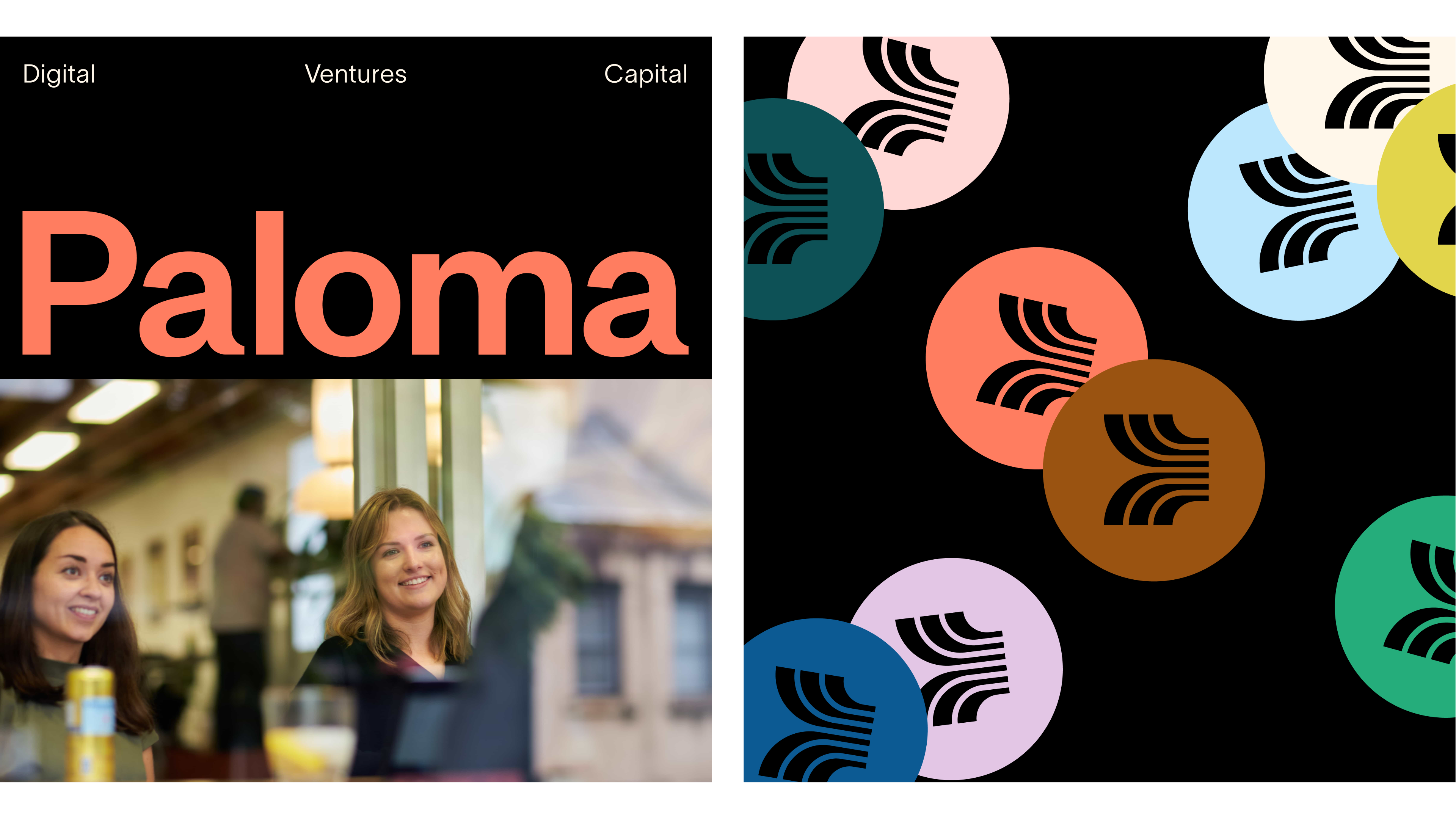 Paloma Brand Elements art direction brand brand identity branding design graphic design illustration logo social media design sticker design stickers tech brand ui vector venture brand