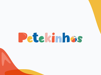 Children's brand - Petekinhos branding flat illustration logo