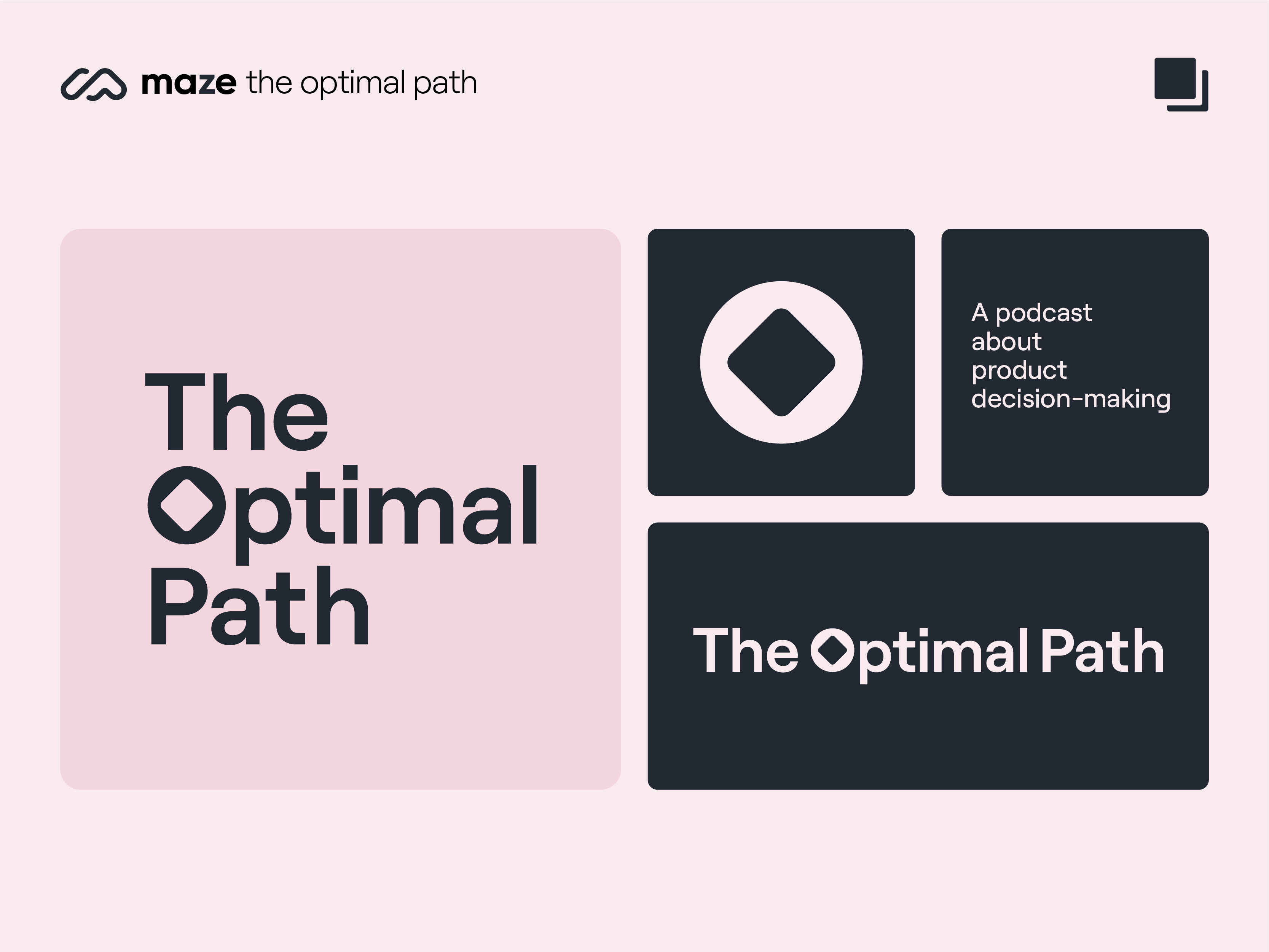 The Optimal Path Design brand design brand identity branding design graphic design icon icons identity design illustration logo optimal path podcast podcast design product design the optimal path ui vector