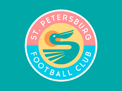 St Petersburg FC badge crest florida football logo pelican soccer sunhine