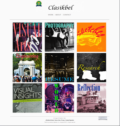 University Portfolio (2017-2018) css graphic design portfolio