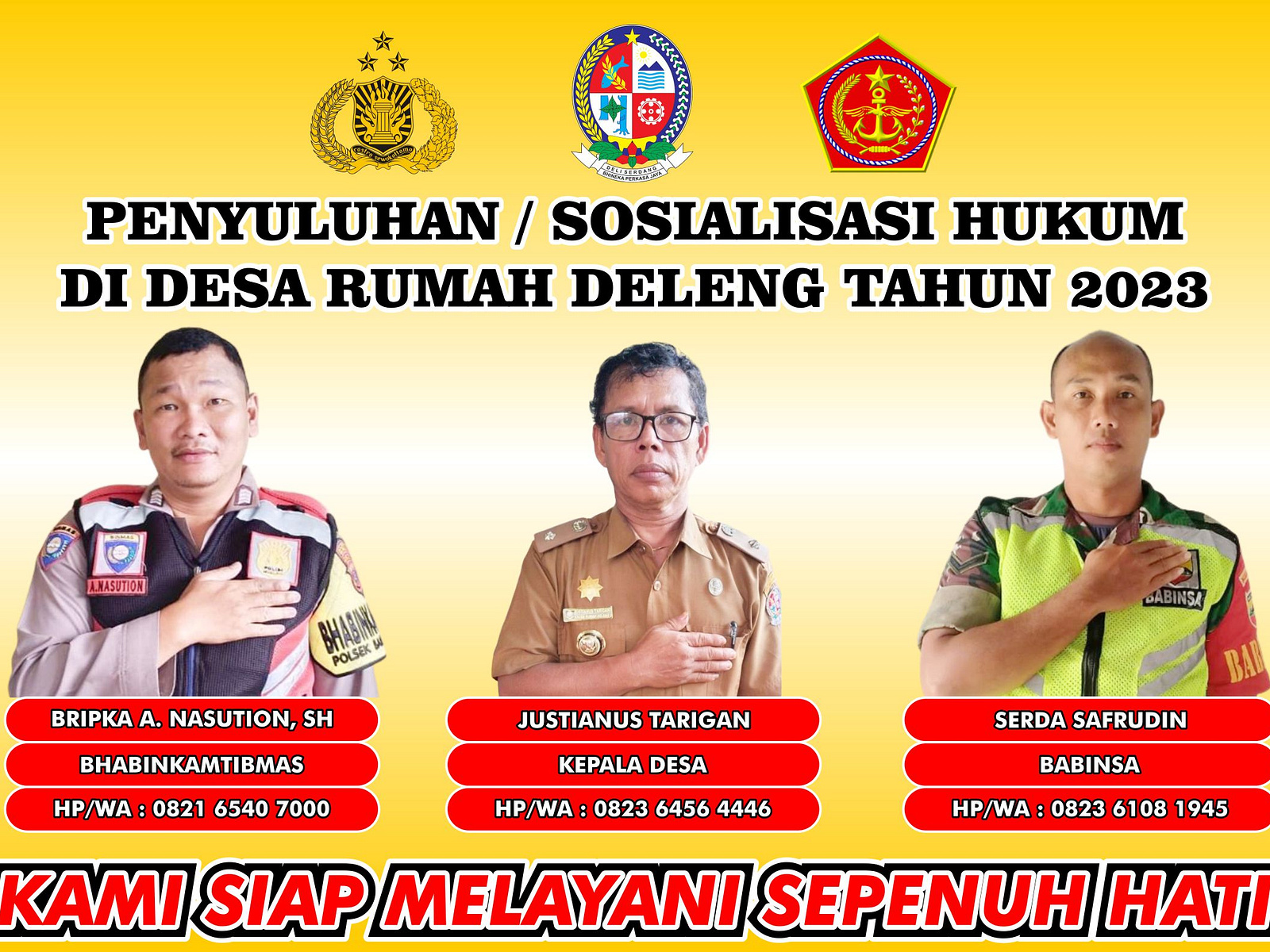 Flyer For Police Department - serve wholeheartedly by Wiranda Surya on ...