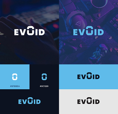 EVOID LOGO digital electronic esports evoid game gaming logo logos modern wordmark