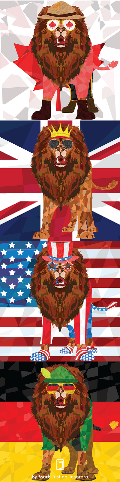 Lions with style art artist artwork design graphic design illustration illustrator lion nft vector