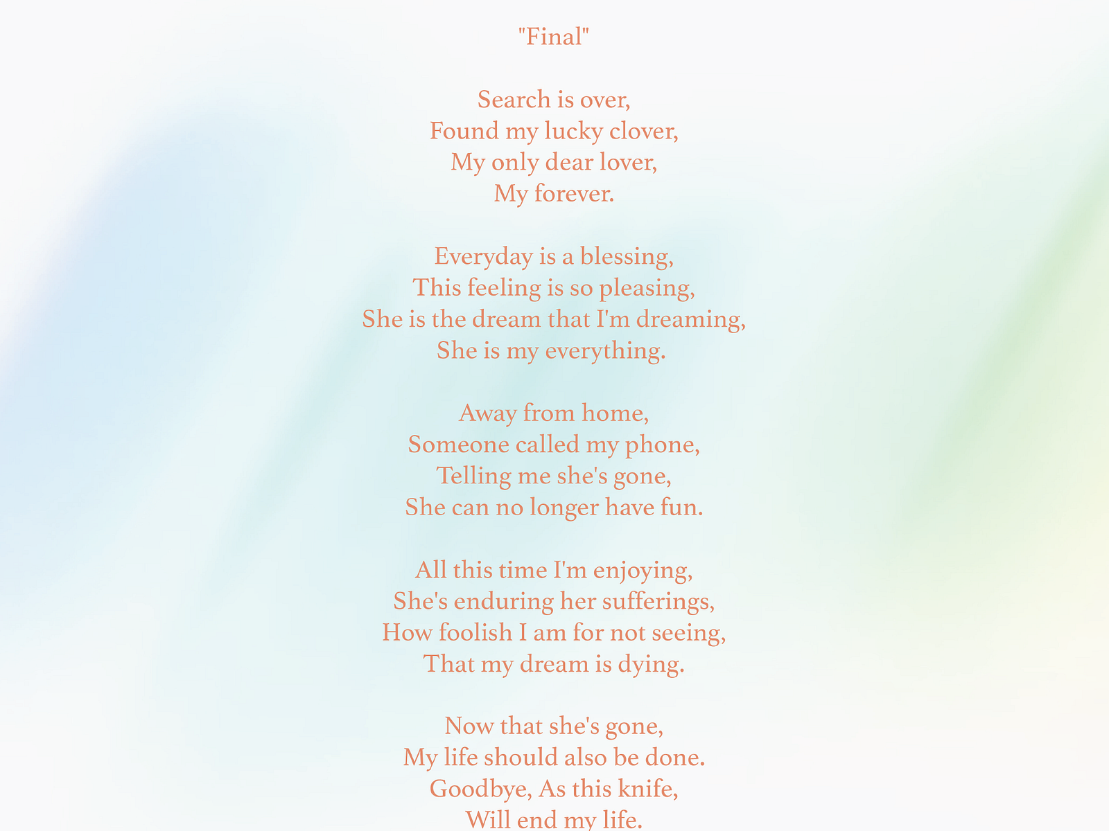 Poem Dump by Mark Justine Tesorero on Dribbble