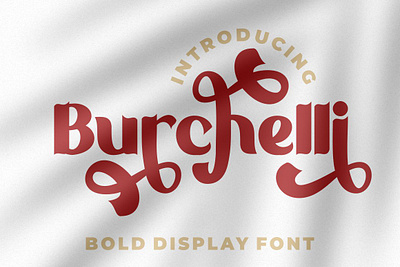 Free Bold Display Sans - Burchelli Font bold sans font