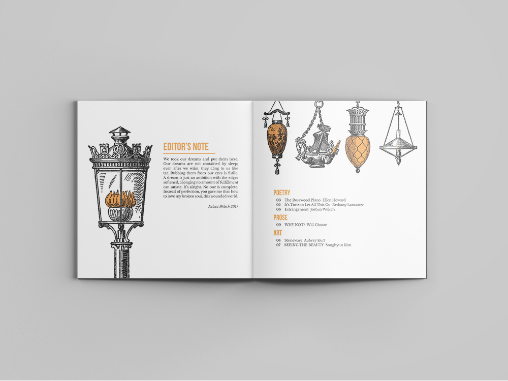The Torch A Literary Arts Magazine by Christen Harper on Dribbble