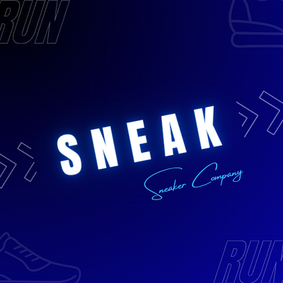 Sneaker Company Logo 3d animation branding graphic design logo motion graphics ui