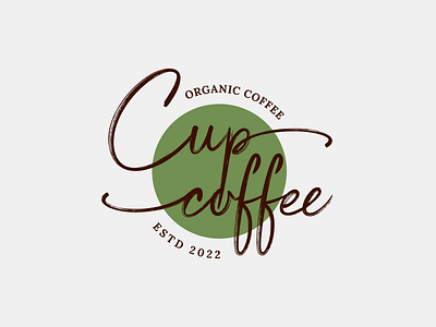 Cup Coffee brand brand identity branding concept design designer graphic design illustration lettering logo logo design logo designer logos logotype minimal modern type typography unique vector