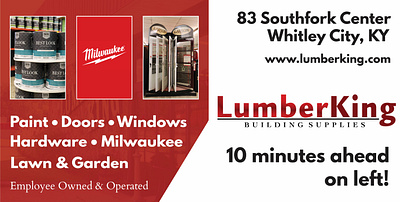 LumberKing Building Supplies Billboard adobe adobeillustrator billboard graphic design illustration