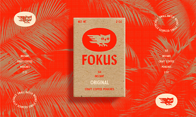 Fokus Coffee boulder branding coffee coffee packaging denver illustration logo packaging small batch typography