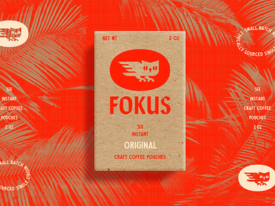 Fokus Coffee boulder branding coffee coffee packaging denver illustration logo packaging small batch typography
