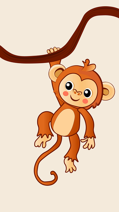 Monkeys do all the nasty stuff adobe animation concept creative design graphic design illustration motion graphics ui ux