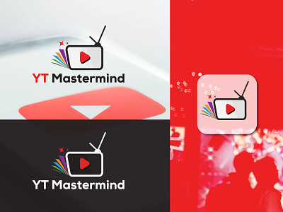YT Mastermind Logo Design (Unused Concept) channel logo logo design television logo tv tv channel tv logo youtube channel logo youtube logo youtube master mind yt logo