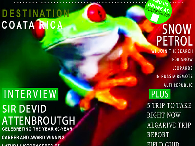 Magazine Cover branding design graphic design magazine cover typography