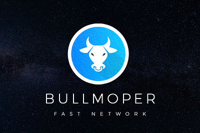 Bullmoper - Network logo branding bullmoper design graphic design illustration logo minimal network logo