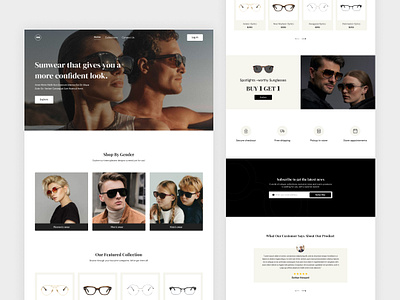 Sunglasses website landing page creative landing page design good pictures good ui landing page minimal minimal ui sunglasses sunglasses landing page sunglasses website landing page ui uiux ux website